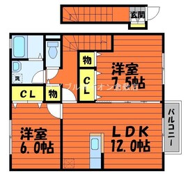 アンソレーヌ　Ｃ棟の物件間取画像